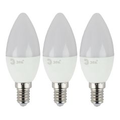 Упаковка ламп LED Эра E14, свеча, 11Вт, 6000К, белый холодный, B35-11W-860-E14, 3 шт. [б0032984] (1105185)
