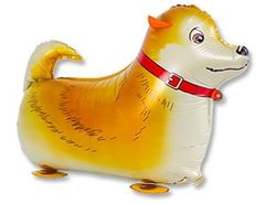 Ходячий воздушный шар Собака рыжая (15534)
