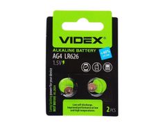 Батарейка LR626 - Videx AG4 2BL (2 штуки) (847057)