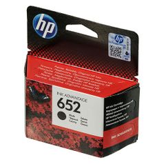 Картридж HP 652, черный [f6v25ae] (327630)