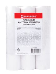 Чековая лента Brauberg 57x12mm d-51mm 40m 12шт/уп 110886 (793484)