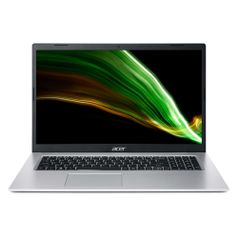 Ноутбук Acer Aspire 3 A317-33-P2RW, 17.3", Intel Pentium Silver N6000 1.1ГГц, 4ГБ, 512ГБ SSD, Intel UHD Graphics , Windows 10, NX.A6TER.007, серебристый (1438442)