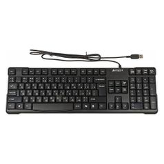 Клавиатура A4TECH KR-750, USB, черный [kr-750 black] (533409)