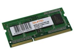 Модуль памяти Qumo 4GB DDR3 1333MHz SODIMM 204pin CL9 QUM3S-4G1333C9 (831839)
