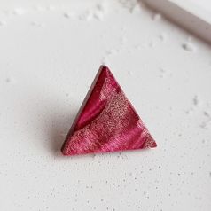 Пусета малая треугольник фуксия - Красный - Неподвижный (371934486741)