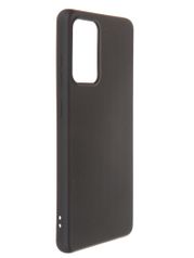 Чехол DF для Samsung Galaxy A72 (4G/5G) с микрофиброй Silicone Black sOriginal-28 (823250)