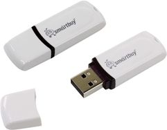 USB Flash Drive 32Gb - SmartBuy Paean White SB32GBPN-W (222143)