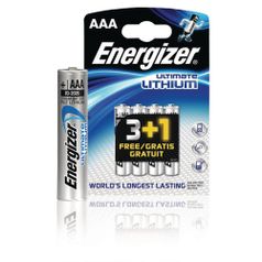 Батарейка AAA - Energizer Ultimate Lithium L92 FR03 (4 штуки) 639171 / 20525 (31878)