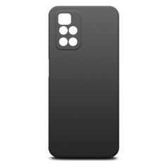 Чехол (клип-кейс) BORASCO Microfiber Case, для Xiaomi Redmi 10, черный [40474] (1599166)