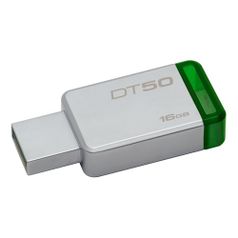 Флешка USB KINGSTON DataTraveler 50 16Гб, USB3.0, зеленый [dt50/16gb] (393329)