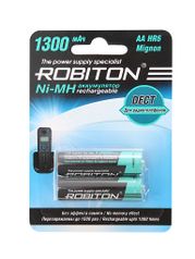 Аккумулятор AA - Robiton DECT 1300MHAA-2 13902 BL2 (2 штуки) (349025)