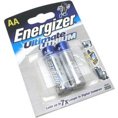 Батарейка AA - Energizer Ultimate Lithium L91 FR6 (2 штуки) (31880)