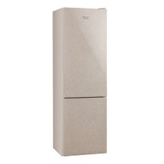 Холодильник HOTPOINT-ARISTON HF 4180 M, двухкамерный, бежевый стекло (1046868)