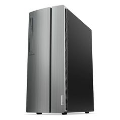 Компьютер LENOVO IdeaCentre 510-15ICB, Intel Core i3 8100, DDR4 8Гб, 1000Гб, 128Гб(SSD), NVIDIA GeForce GTX 1050Ti - 4096 Мб, DVD-RW, CR, Free DOS, серебристый [90hu006crs] (1085409)