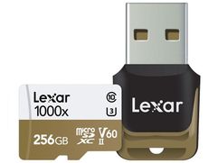 Карта памяти 256Gb - Lexar Class 10 UHS-II 1000х LSDMI256CBEU1000R с переходником под SD (865554)