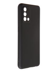 Чехол DF для Oppo A74 4G с микрофиброй Silicone Black oOriginal-13 (853183)