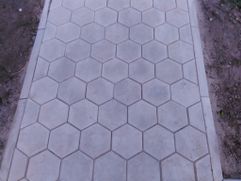 Тротуарная плитка «Шестигранник» Брусчатка( 186х161х60)