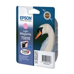 Картридж EPSON T0816, светло-пурпурный [c13t11164a10] (549496)