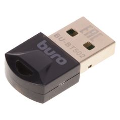 Адаптер USB Buro BU-BT502 Bluetooth 5.0+EDR class 1.5 20м черный (1395352)