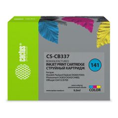 Картридж Cactus CS-CB337, №141, многоцветный / CS-CB337 (807140)