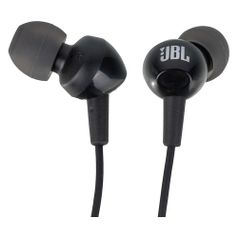 Гарнитура JBL C100SIU, 3.5 мм, вкладыши, черный [jblc100siublk] (494839)