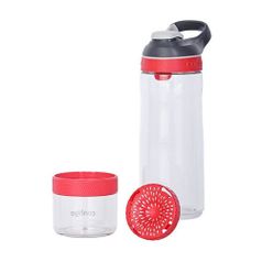 Бутылка Contigo Cortland Infuser 0.72л прозрачный/красный пластик (2095014) (1472678)