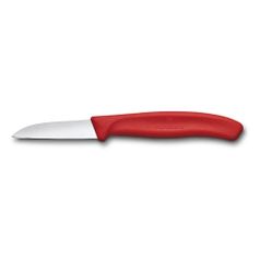 Нож кухонный Victorinox Swiss Classic (6.7301) стальной разделочный лезв.60мм прямая заточка красный (1471011)