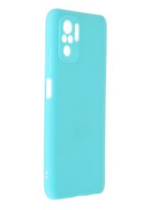 Чехол Pero для Xiaomi Redmi Note 10 Soft Touch Turquoise CC01-RN10C (878625)