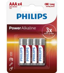 Батарейка AAA Philips LR03P4B/51 (4 штук) (492871)