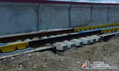 Железнодорожные вагонные весы ВТВ-С для поосного взвешивания в динамике 30 тонн