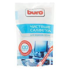 Влажные салфетки Buro BU-Zscreen, 100 шт (запасной блок) (817446)