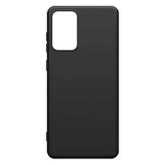 Чехол (клип-кейс) BORASCO Microfiber Case, для Samsung Galaxy A72, черный [39825] (1475246)