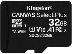 Карта памяти 32Gb - Kingston Micro Secure Digital HC Class10 UHS-I Canvas Select SDCS2/32GBSP (691079)
