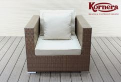 Плетёное кресло «Лаунж»