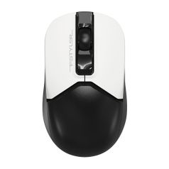 Мышь A4TECH Fstyler FG12S Panda, оптическая, беспроводная, USB, белый и черный (1454159)
