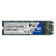 SSD накопитель WD Blue WDS500G2B0B 500ГБ, M.2 2280, SATA III (1015925)