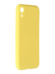 Чехол Pero для APPLE iPhone XR Liquid Silicone Yellow PCLS-0003-YW (789304)