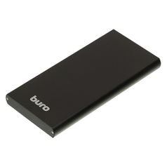 Внешний аккумулятор (Power Bank) Buro RA-12000-AL-BK, 12000мAч, черный (384948)