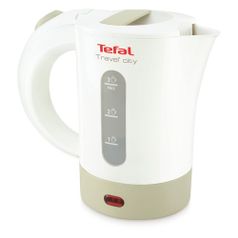 Чайник электрический Tefal KO120130, 650Вт, белый и бежевый (284191)