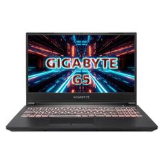Ноутбук Gigabyte G5 KC-5RU1130SH, 15.6", IPS, Intel Core i5 10500H 2.5ГГц, 16ГБ, 512ГБ SSD, NVIDIA GeForce RTX 3060 для ноутбуков - 6144 Мб, Windows 10 Home, KC-5RU1130SH, черный (1603759)