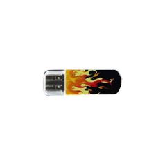 Флешка USB VERBATIM Store n Go Mini Elements Fire 8Гб, USB2.0, оранжевый и рисунок [98158] (842640)