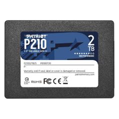 SSD накопитель Patriot P210 P210S2TB25 2ТБ, 2.5", SATA III (1393761)