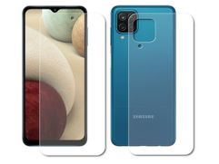 Гидрогелевая пленка LuxCase для Samsung Galaxy A12 0.14mm Front and Back Matte 86373 (860744)