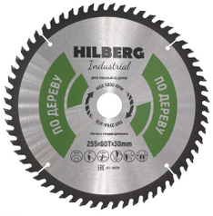 Диск пильный по дереву 255 мм, серия hilberg industrial 255*60Т*30 мм. hw256.