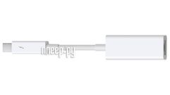 Аксессуар Адаптер для APPLE Thunderbolt to Gigabit Ethernet Adapter MD463ZM/A (67386)