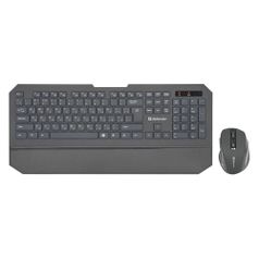 Комплект (клавиатура+мышь) Defender Berkeley C-925, USB, беспроводной, черный [45925] (1408884)
