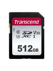 Карта памяти 512Gb - Transcend 300S Secure Digital XC Class 10 UHS-I TS512GSDC300S (807282)