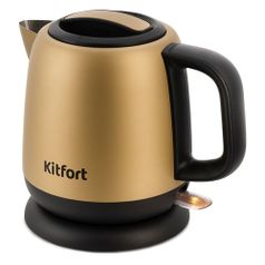 Чайник электрический KitFort KT-6111, 1630Вт, золотистый и черный (1405825)