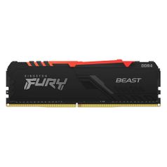 Модуль памяти Kingston Fury Beast RGB KF426C16BB1A/16 DDR4 - 16ГБ 2666, DIMM, Ret (1560754)