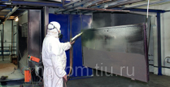Порошковая покраска металлических дверей  (383901403)